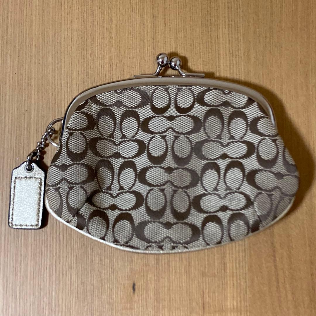 COACH モノグラム がま口型財布（ケース）希少 レア物