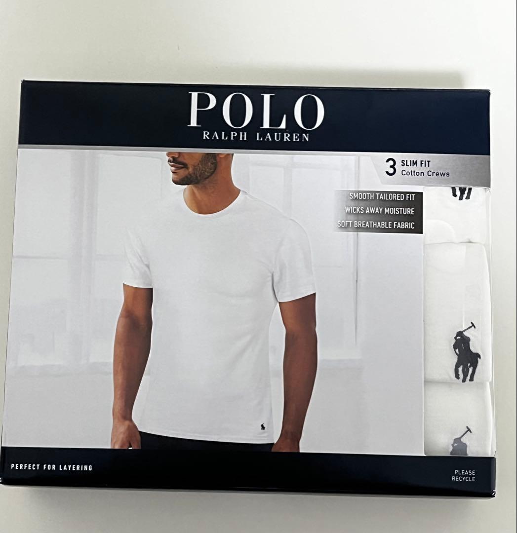 POLO RALPH LAUREN スリムフィット Tシャツ 3枚セット XS