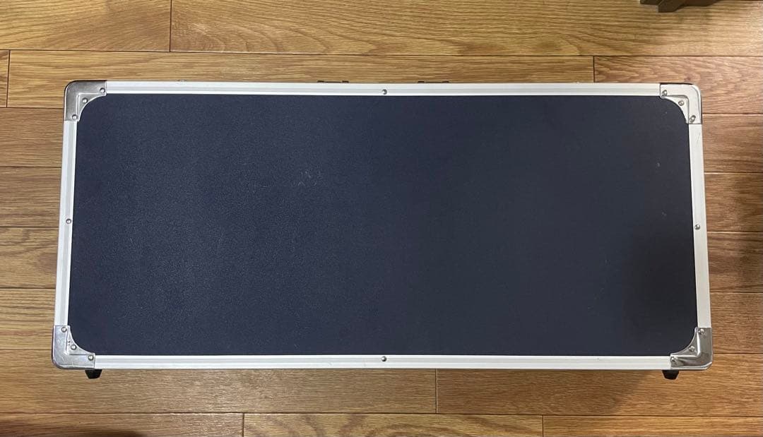 【大型】ギター ベース用エフェクターケース エフェクターボード ネイビー