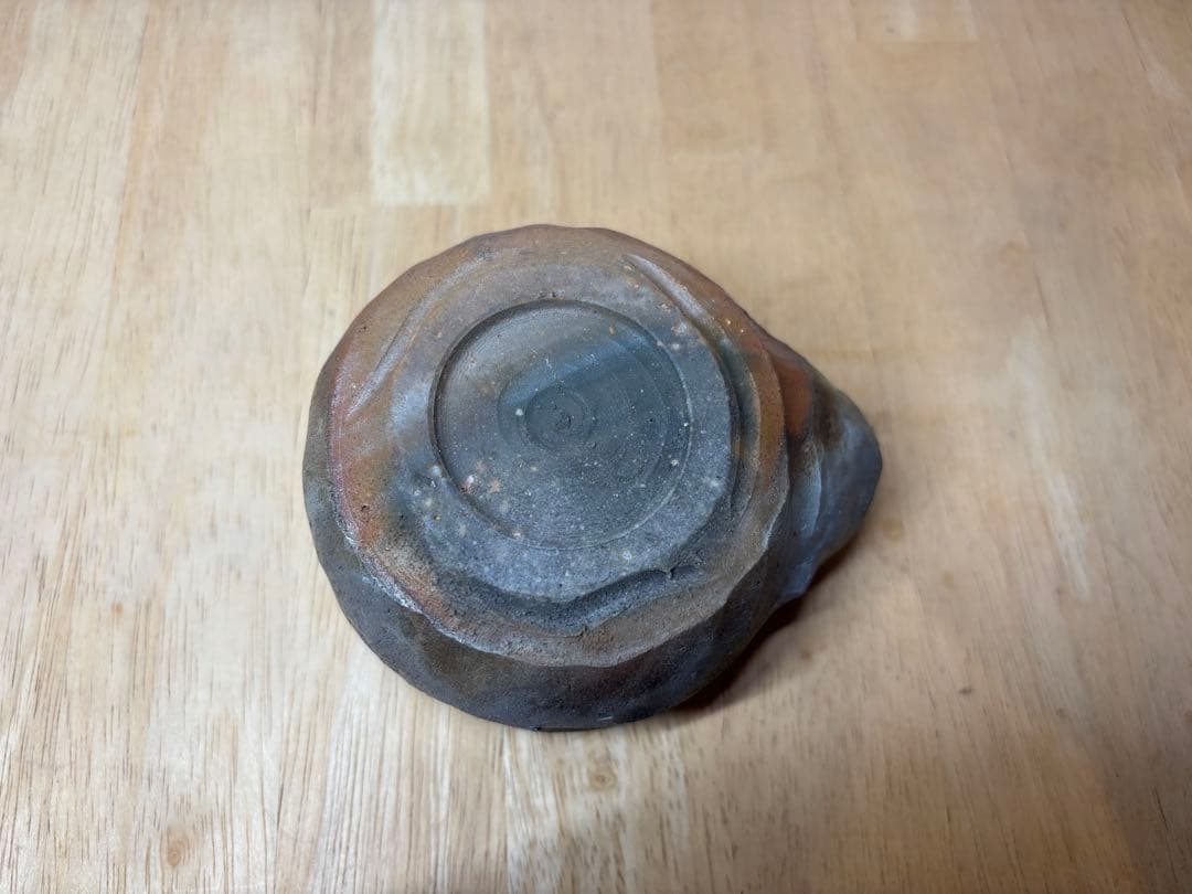 ㊴備前焼 宝瓶 登り窯 桃 白桃 モモ もも 手びねり 急須