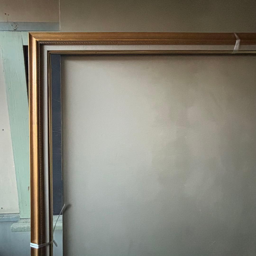 F100 油絵用額縁　油彩額　アンティークフレーム　ゴールド