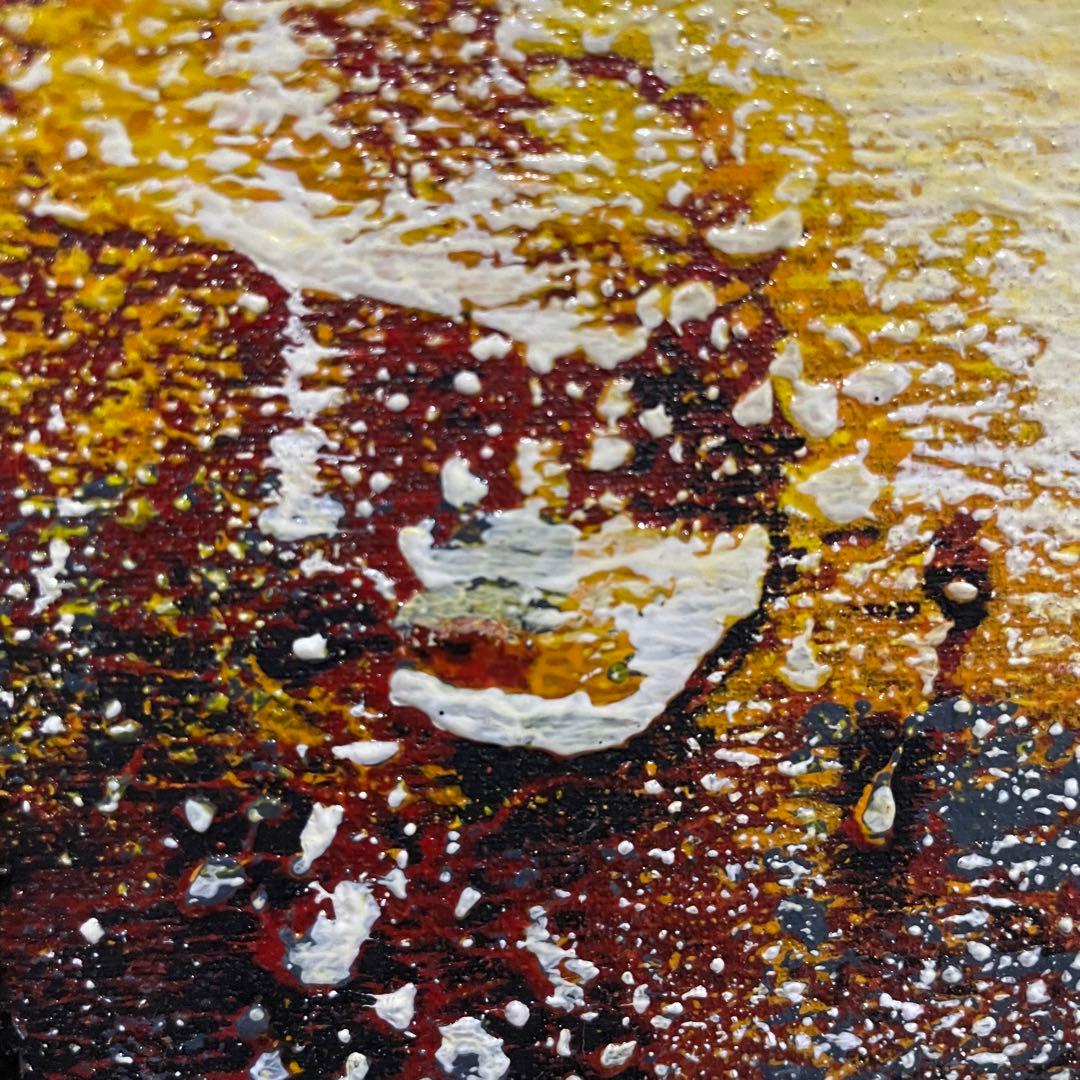 週末セール　モダンアート　インテリア　抽象画　油絵　アジアン　バリ　2枚