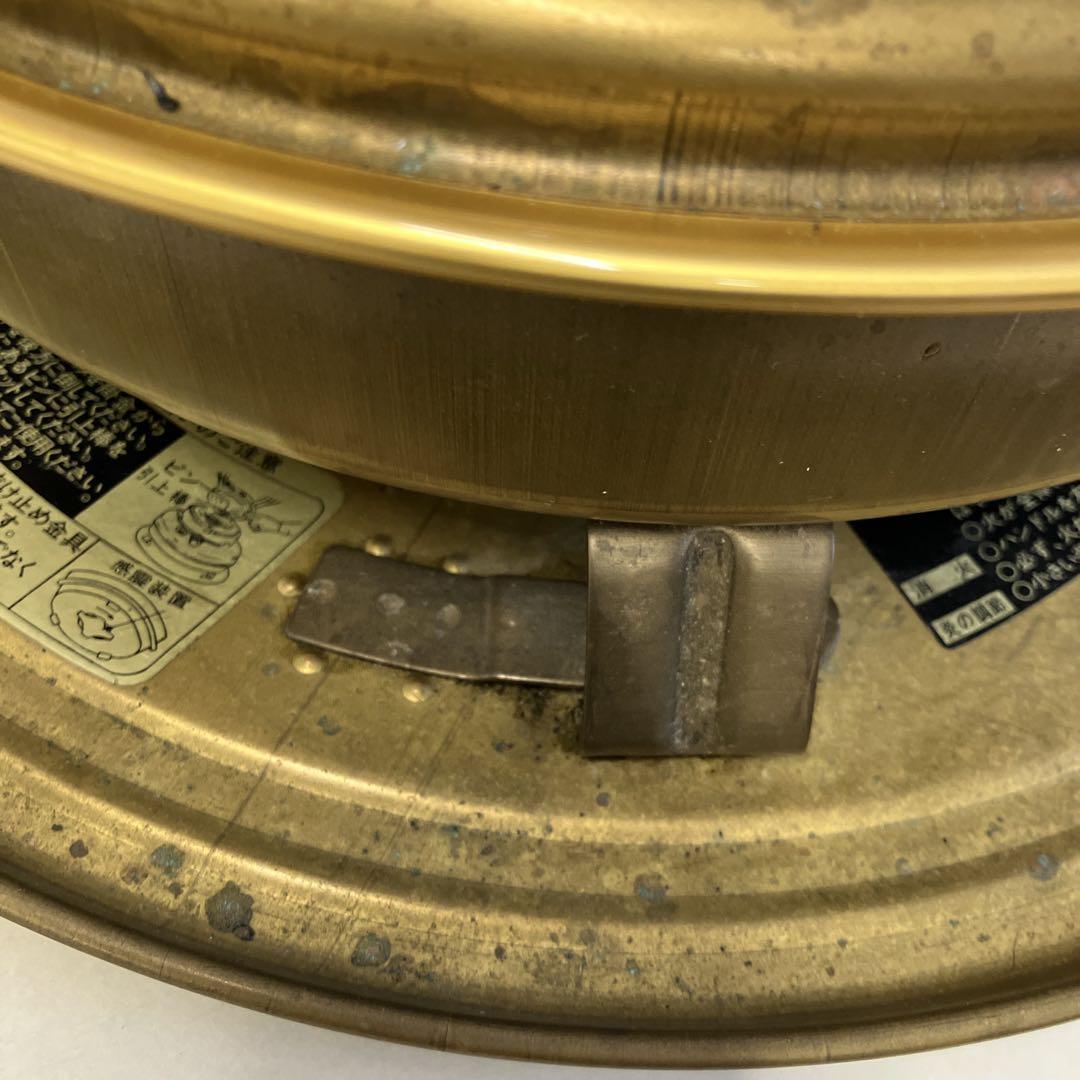 ニッセン（日本船燈）石油ストーブ フリージア IS-3DX レトロ 真鍮製