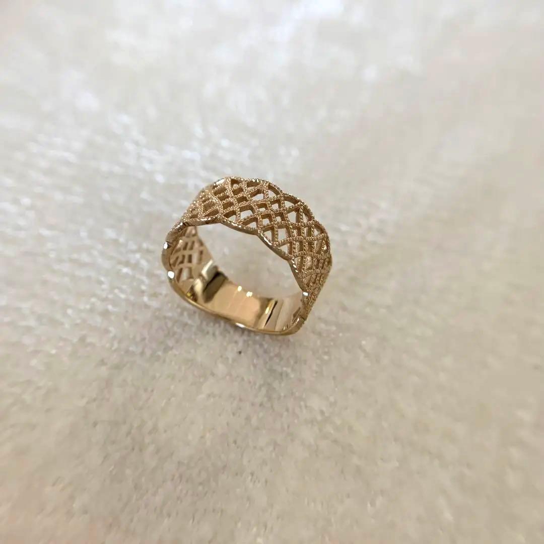 ルキナ K10 PG ピンクゴールド リング