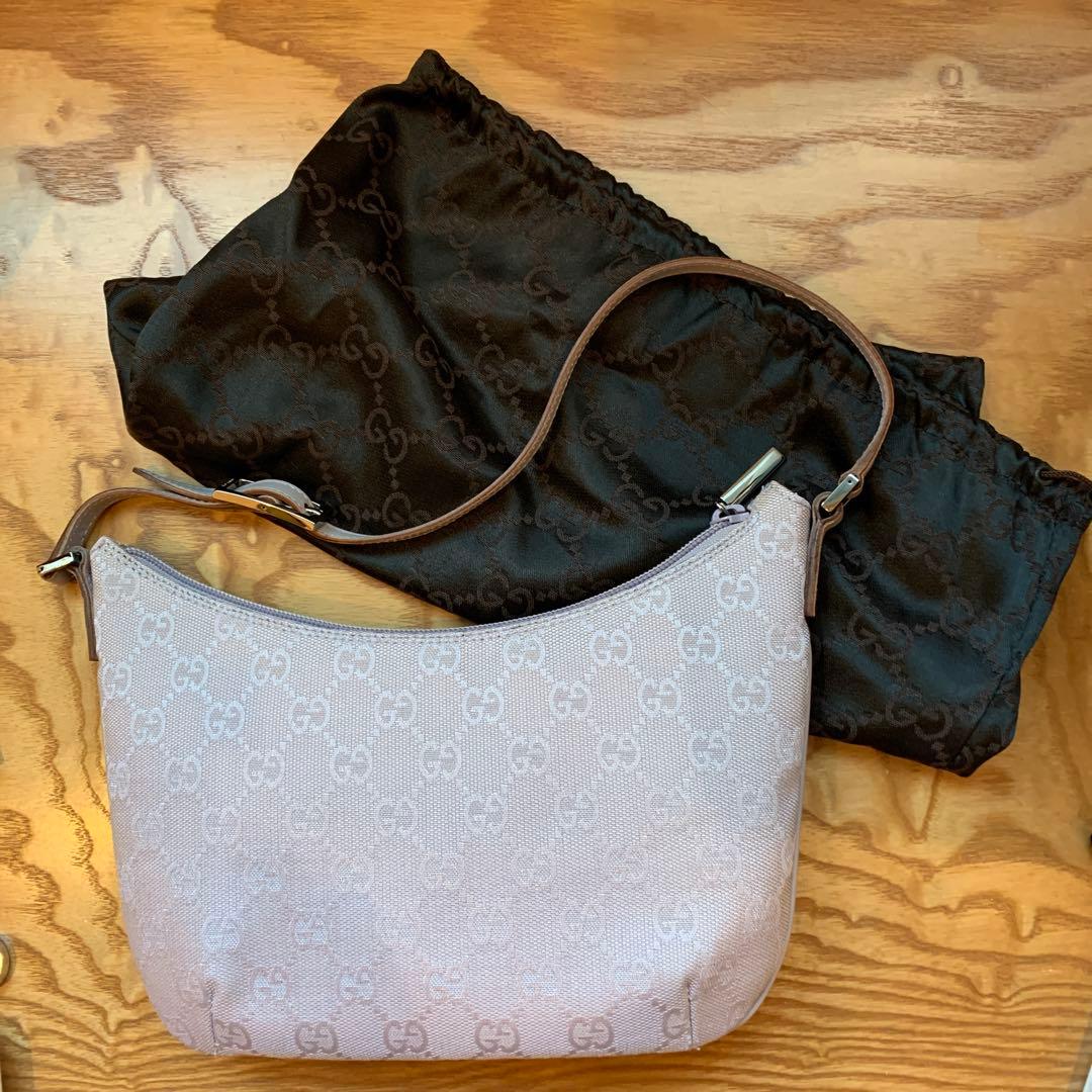 GUCCI GGパターン ピンク ハンドバッグ