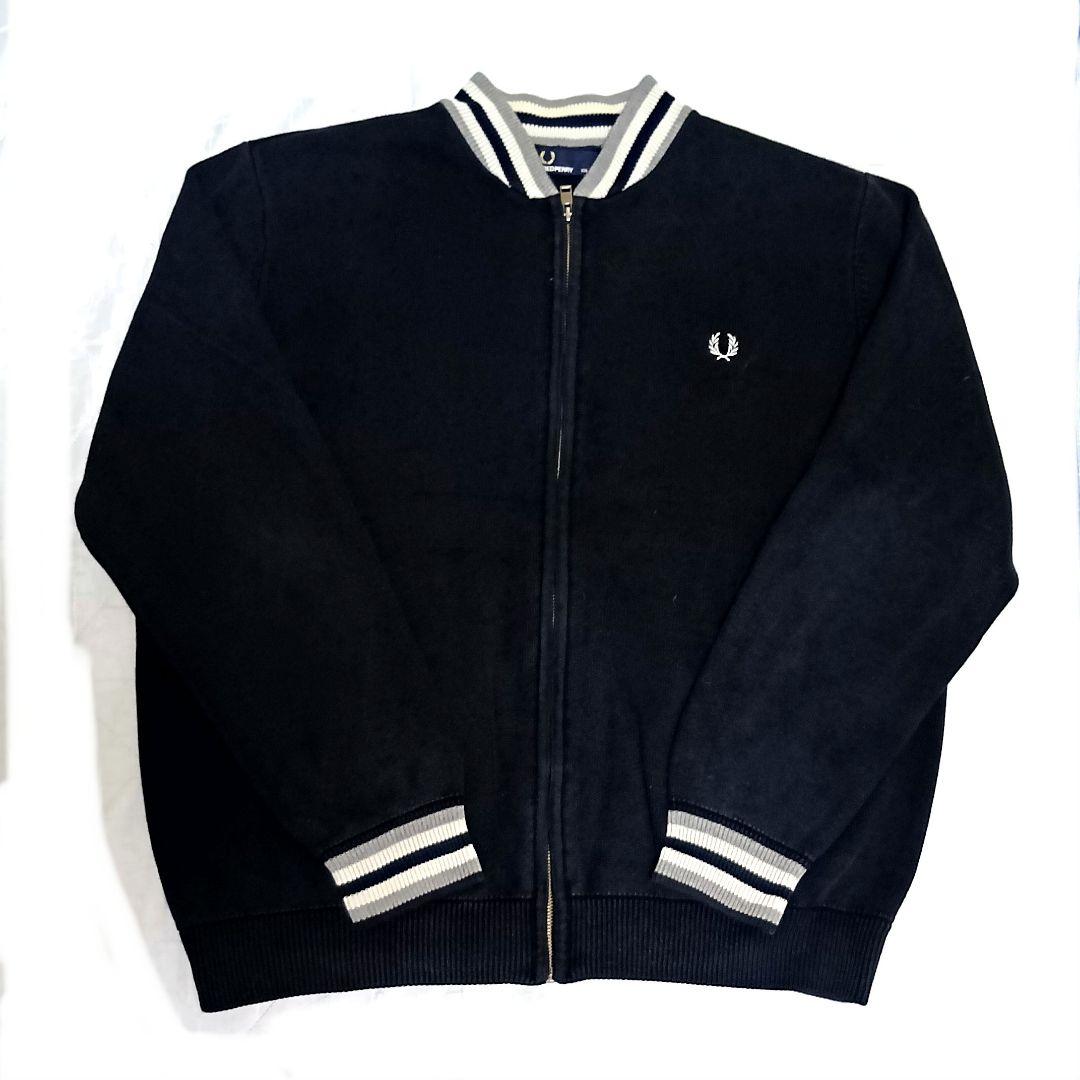 XXL フレッドペリー ドライバーズ ニット ジャケット 生地しっかりめ