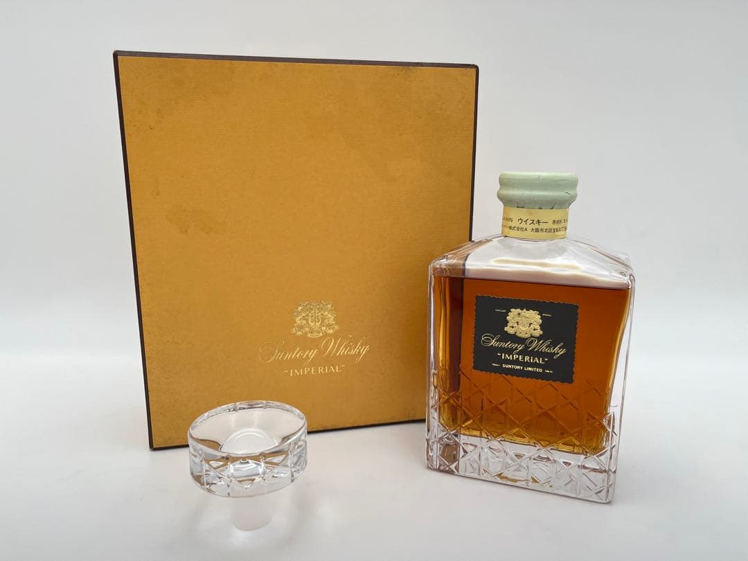 【未開栓】サントリー ウイスキー インペリアル カガミクリスタル