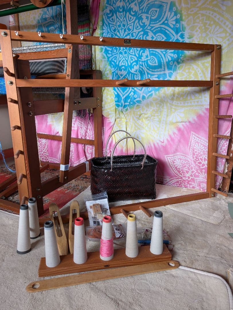 さをり　織り機　整経台　シャトル　その他