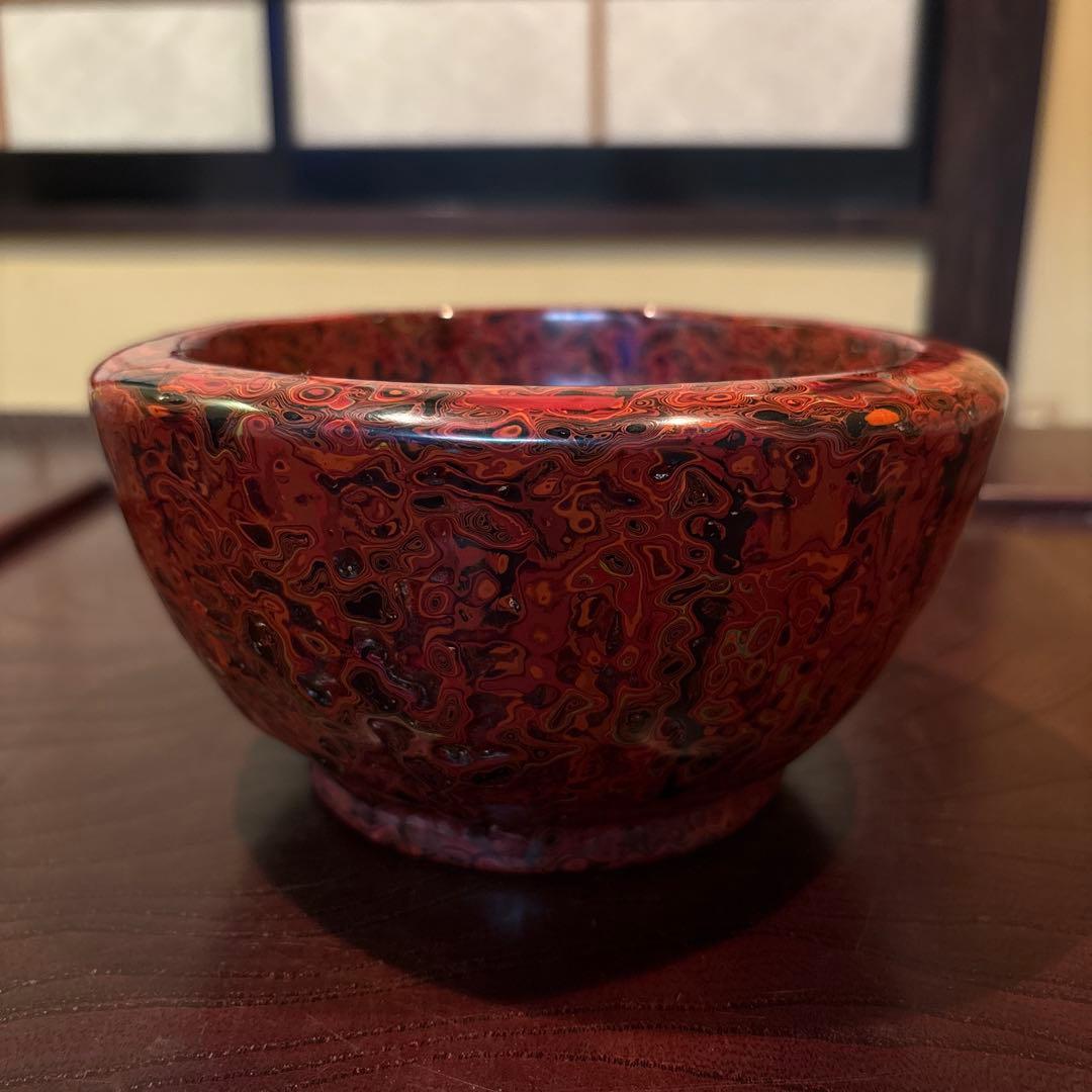 エガ　会津塗り　乾漆鉢　漆器　小鉢　菓子器　天然木　伝統工芸品　希少
