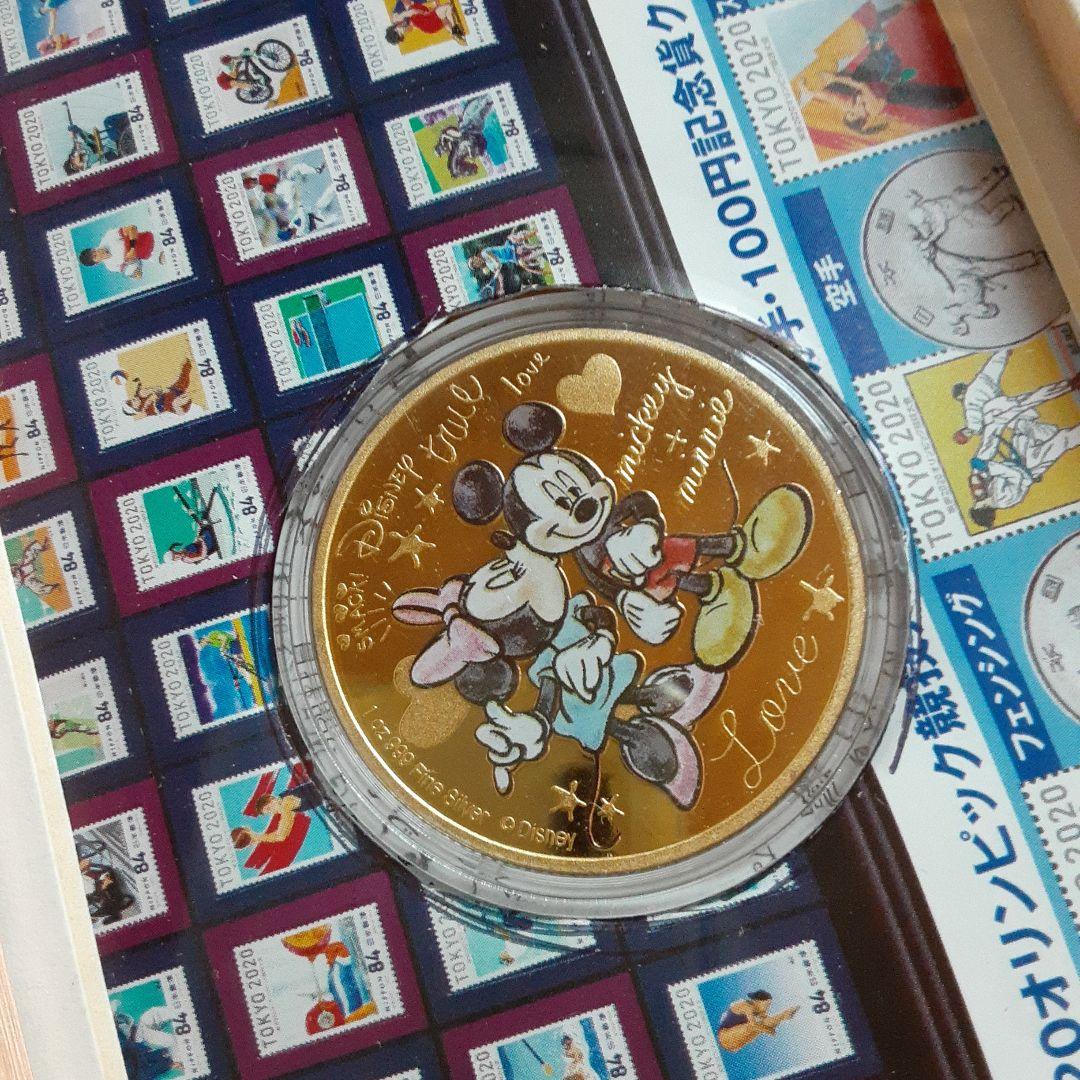 限定品ミッキーミニーカラー記念メダル