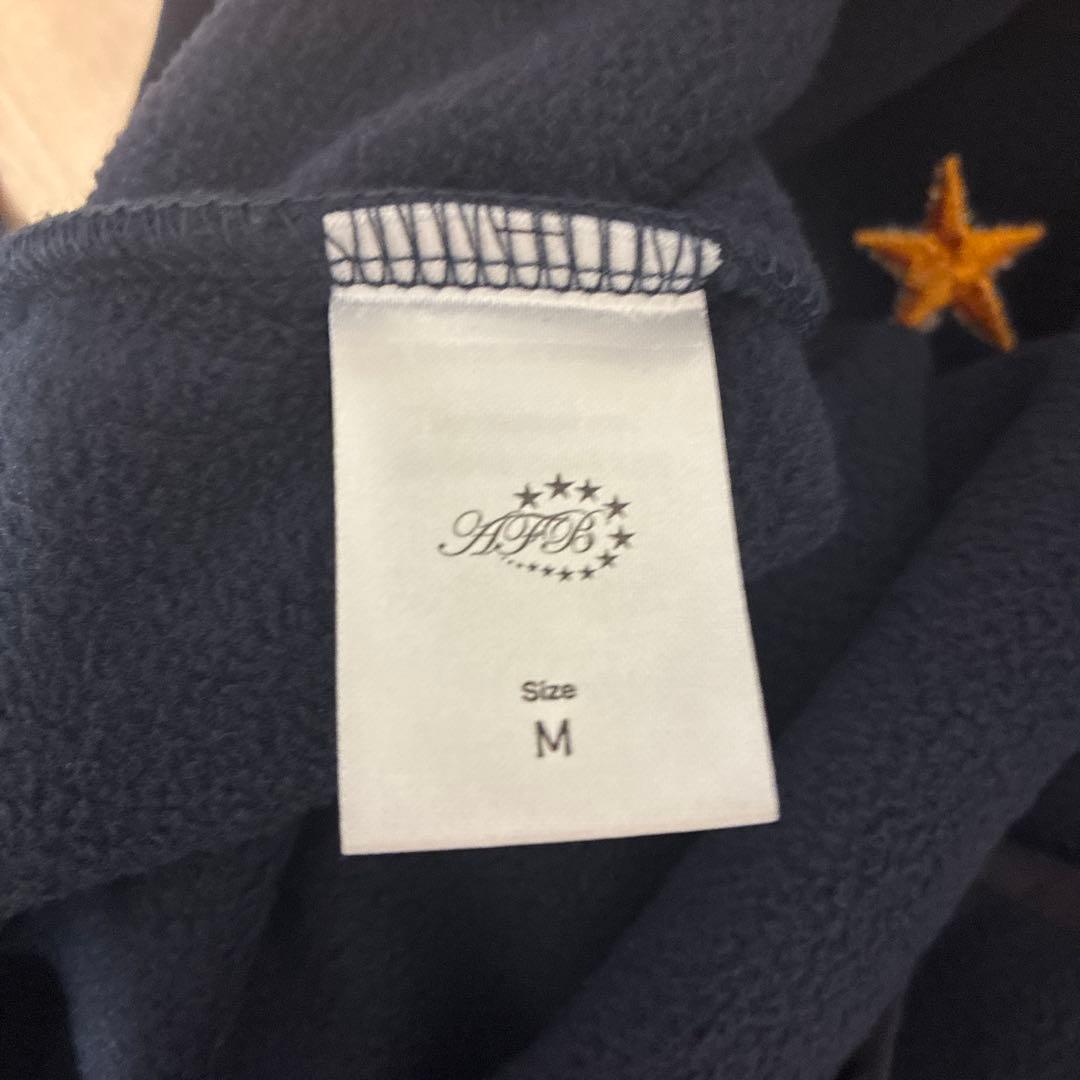 AFB フード付きパーカー M ネイビー