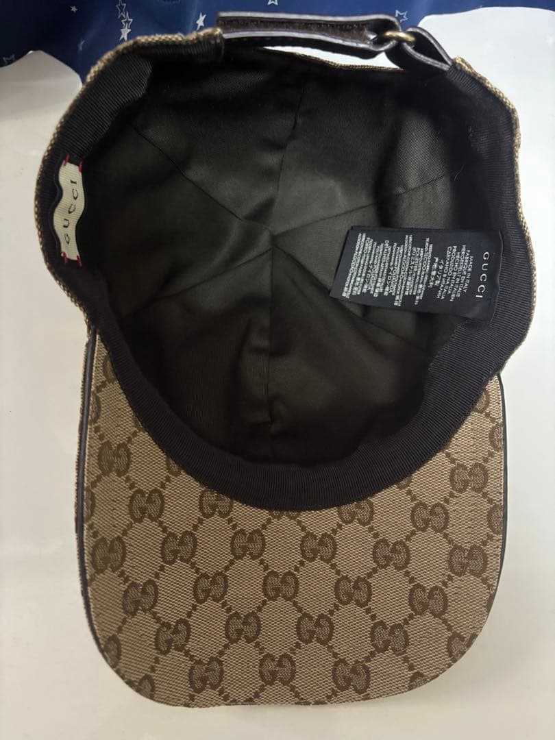 Gucci GGパターン キャップ ベージュ