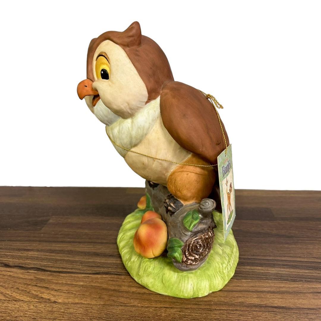【超美品】バンビ オウル ディズニー 加藤工芸◇ガーデン スタチュー