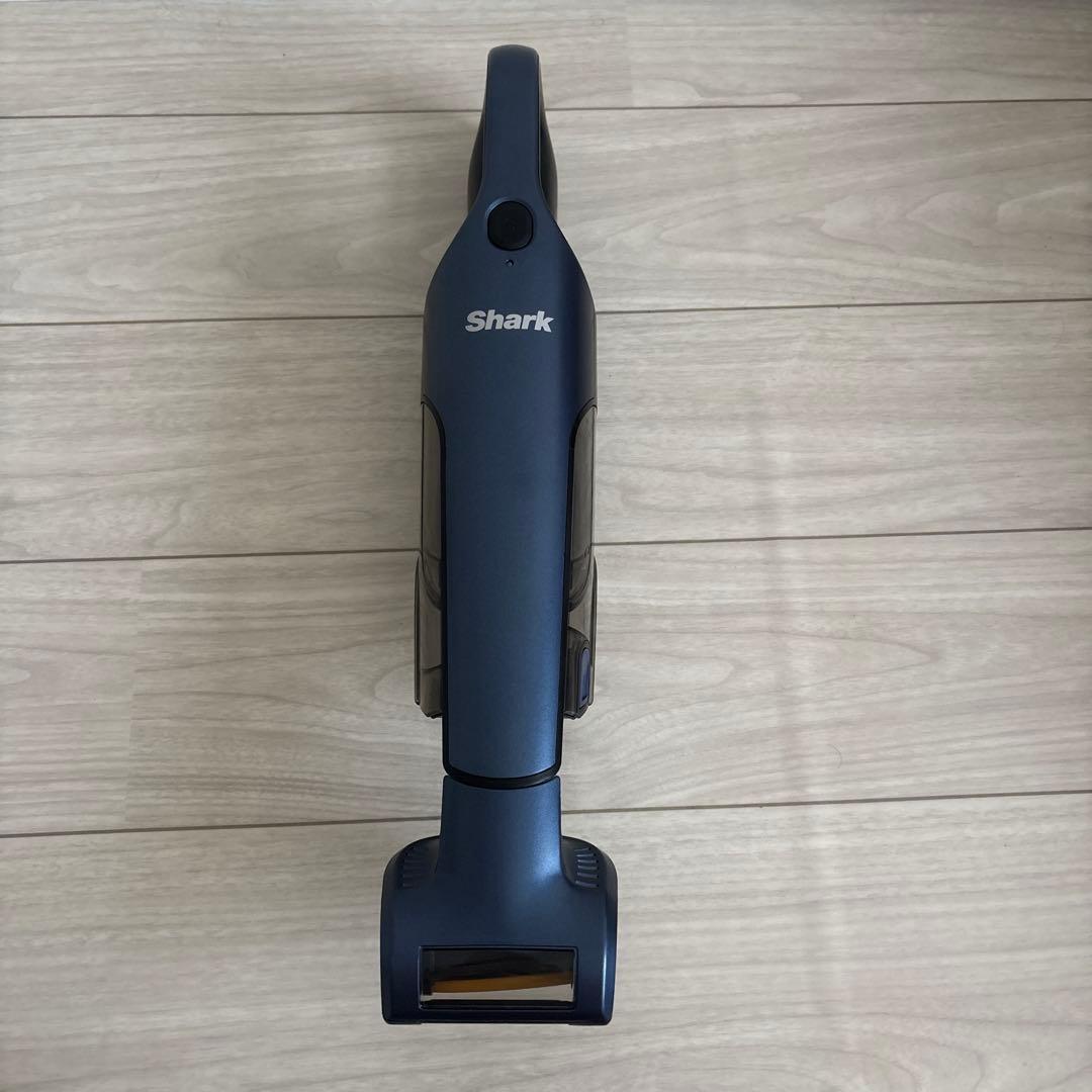 Shark ダークブルー 充電式サイクロンスティッククリーナー コードレス