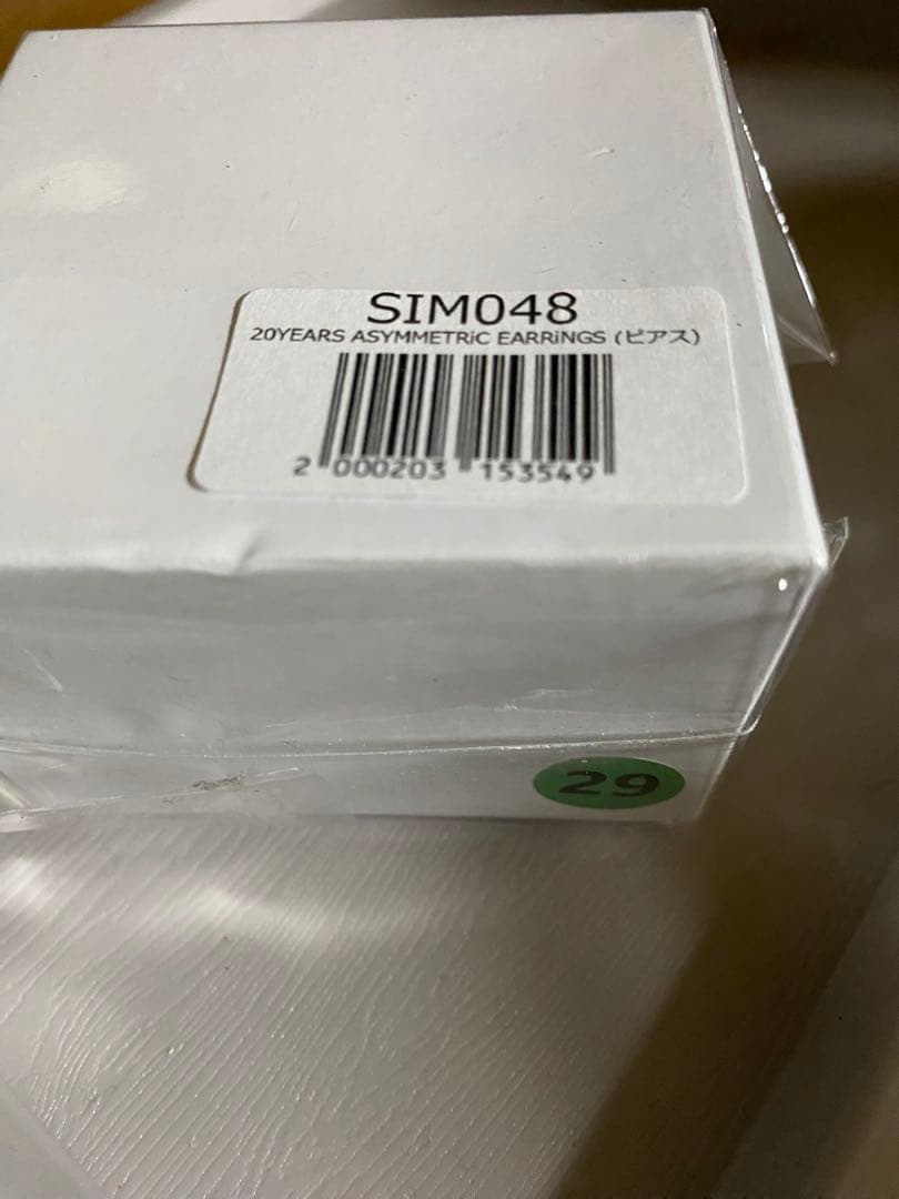 SiM 20YERAS ASYMMETRiC EARRiNGSピアス