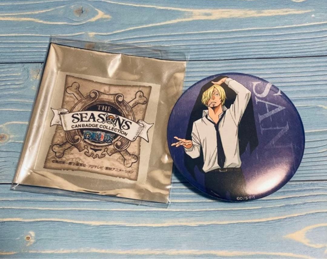 サンジ フジテレビ seasons 雨 缶バッジ ワンピース