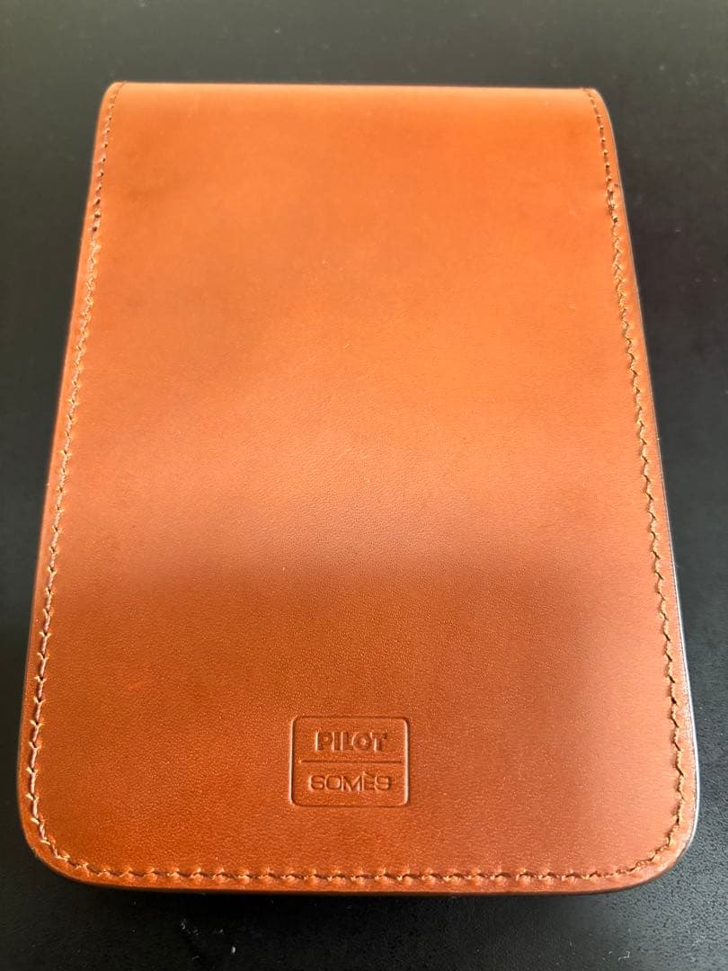 パイロット ソメス 牛革製 ペンシース5本差 ブラウン