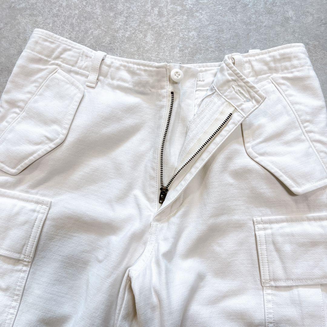 現行美品✨マディソンブルー カーゴパンツ ホワイト ゆったり 洗える 02