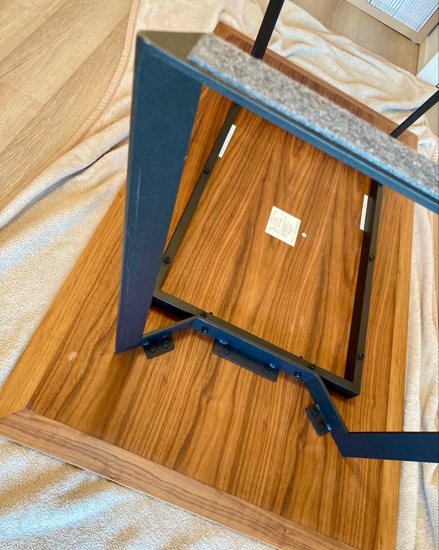 木目調シンプルモダンダイニングテーブル