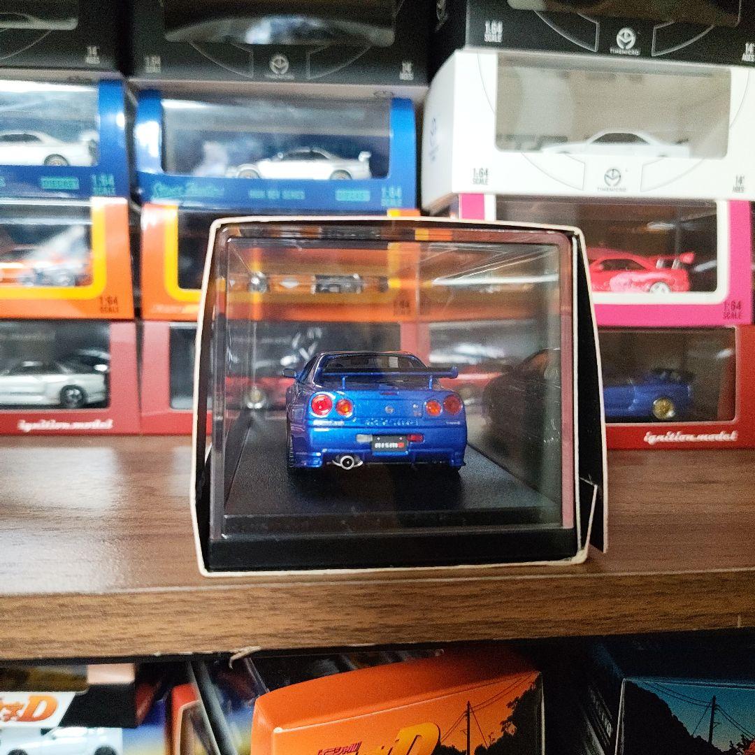 MIRAGE ニスモ R34 GT-R GTR S-tune ベイサイドブルー