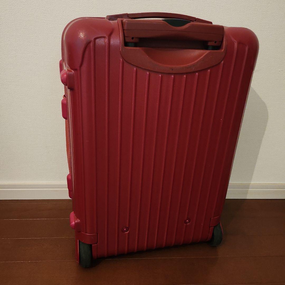 美品　廃盤　RIMOWA レッドキャリーケース ２輪　35L