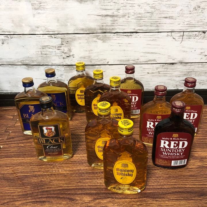 サントリーウイスキー　レッド　ブラックニッカ　12本セット