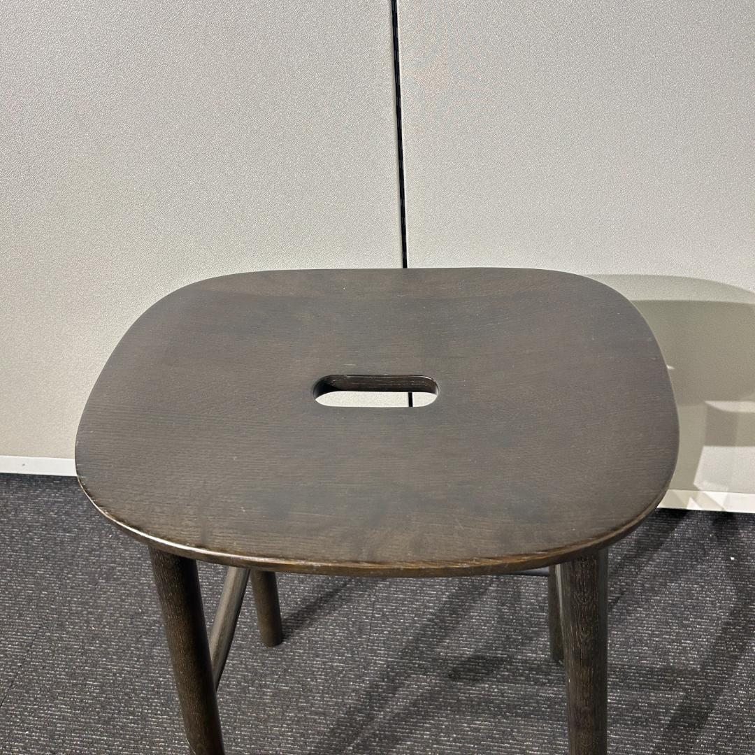 マルニ木工　T＆O　O2スツールMid　ナチュラルブラック　木製カウンターチェア