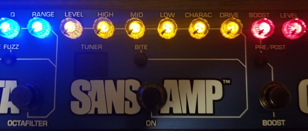 ベース Tech21 BASS FLY RIG V1 Sansamp