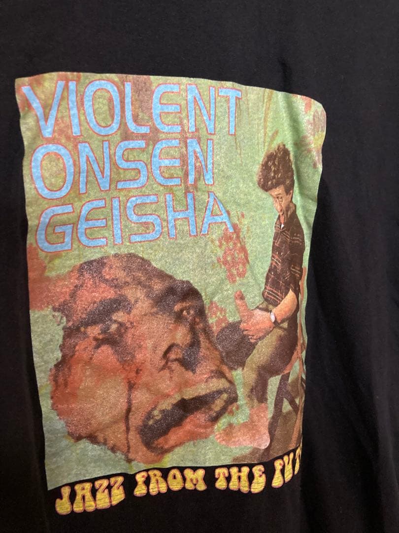 暴力温泉芸者Tシャツ◉90年代 当時モノ