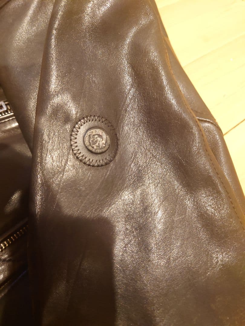 DIESEL レザー　ジャケット S ブラック　ライダース