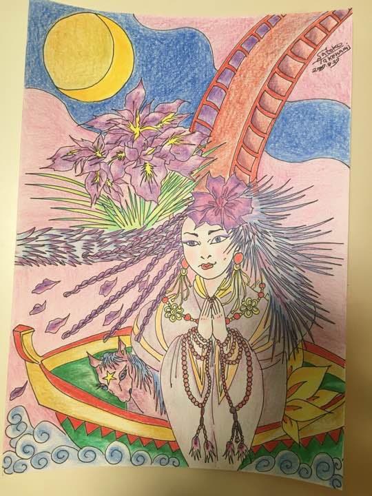 スピリチュアル手描きイラスト