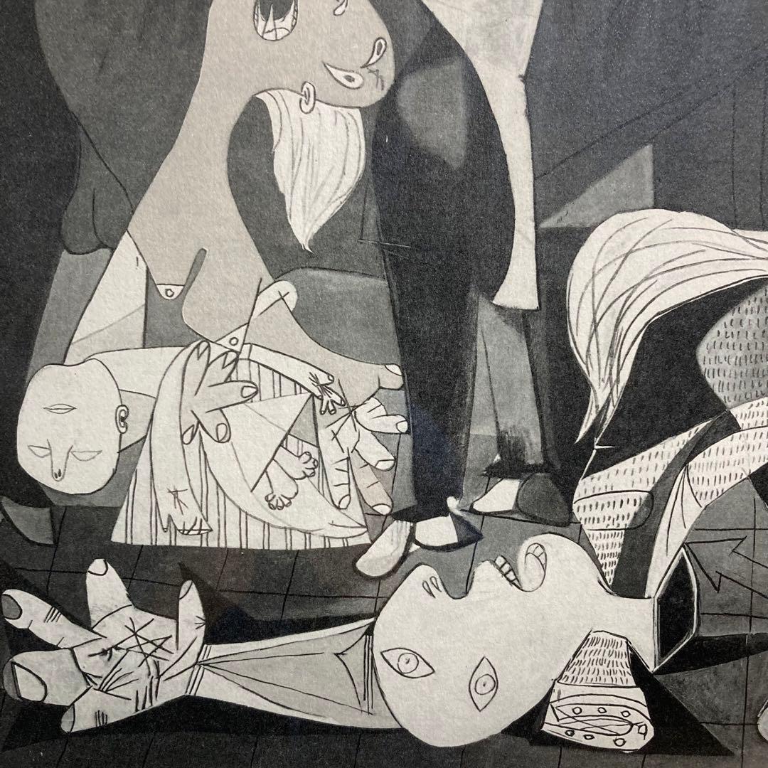 【真作】パブロ・ピカソ「ゲルニカ」大判リトグラフ 300部限定 あずま工芸 版画