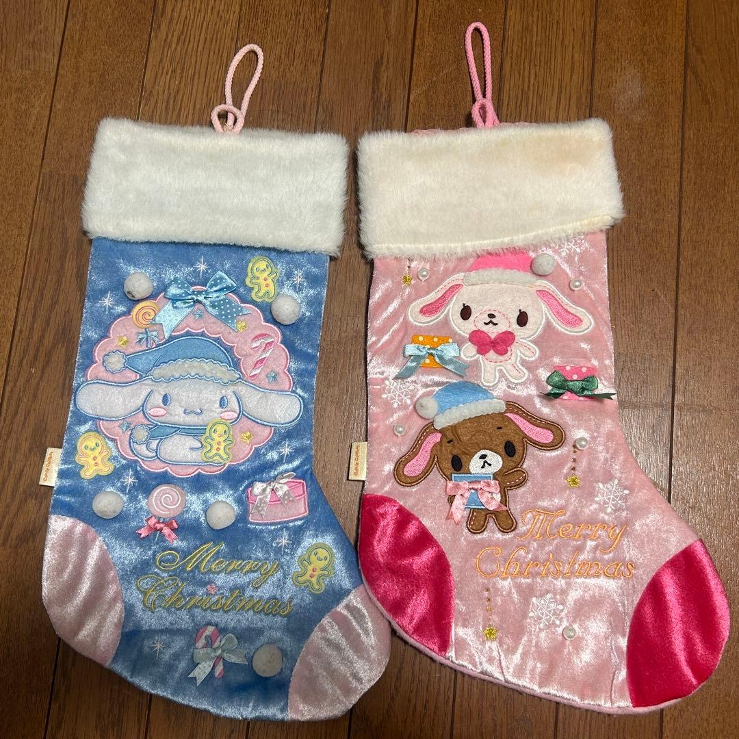 サンリオ シュガーバニーズ シナモロール シナモン クリスマス 靴下