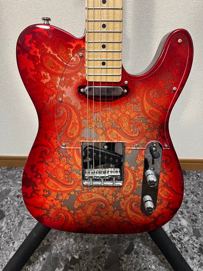 Telecaster Red Paisley（テレキャスター ペイズリー）