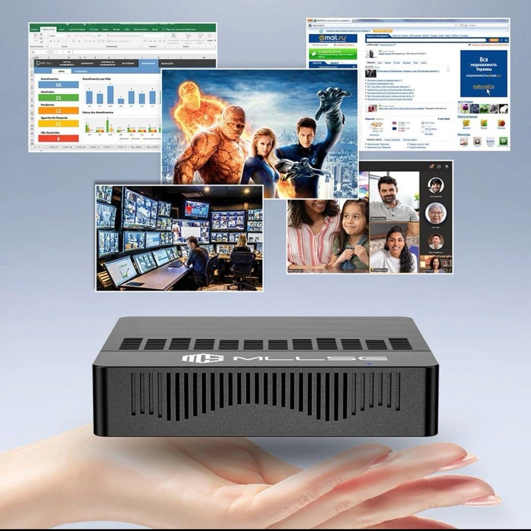 ミニPC MLLSE PC M2 Air Intel Gemini Lake N4000