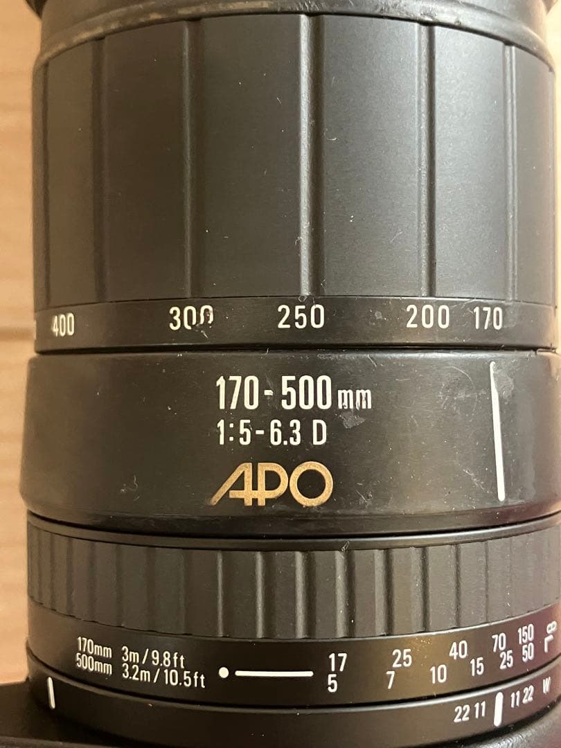動作良好　Sigma 170-500mm望遠レンズ