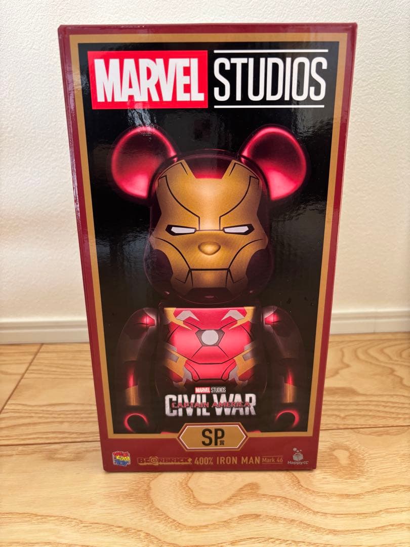 【新品・未開封】マーベル　フィギュア400%IRON MAN ベアブリック