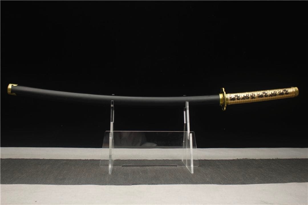 鬼滅の刃 継国縁一 日輪刀 皮革柄巻 双目釘 日本刀 模造刀 武具 舞踊刀