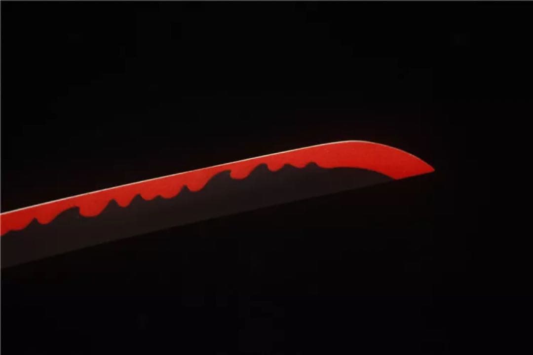 鬼滅の刃 継国縁一 日輪刀 皮革柄巻 双目釘 日本刀 模造刀 武具 舞踊刀