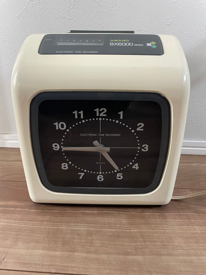 アマノ　BX6000 タイムカード