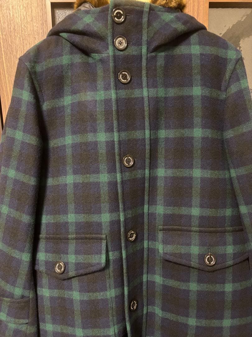 BURBERRY BLACK LABELネイビーグリーンチェック