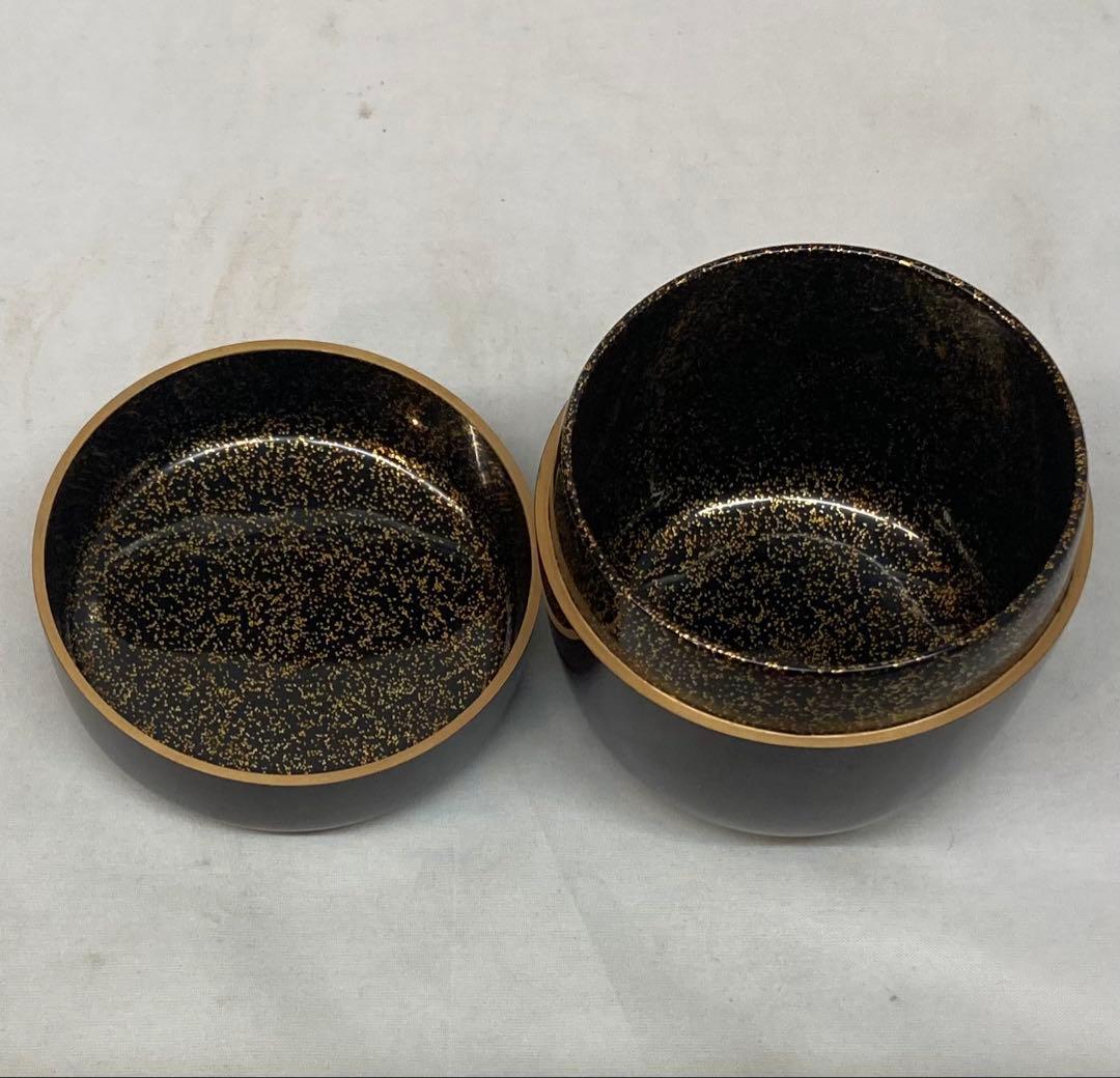 B259h 「奴凧蒔絵 棗」荒井正春作　共布共箱　正月　内金梨地　茶道具