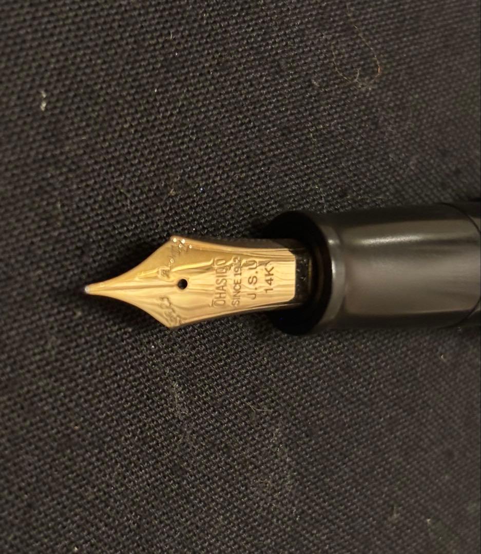 と*ー様 Ohasido 万年筆 14Kゴールド 18Kゴールドケース付き