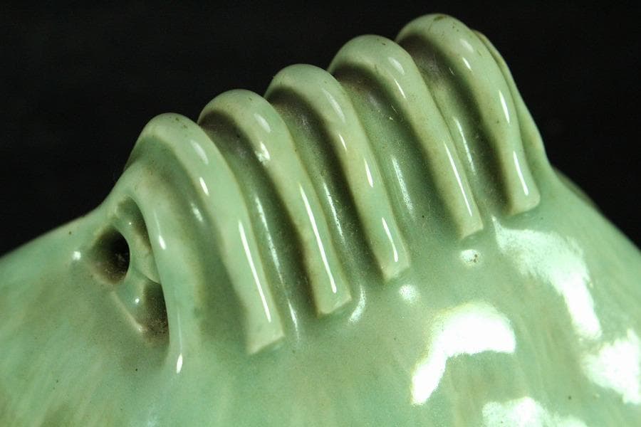 青磁 葛屋 香炉 在印(K-A355)