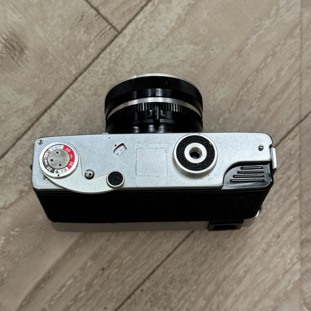 【現状品】Fujica 35 AUTO-M 35mmフィルムカメラ★ケース付き