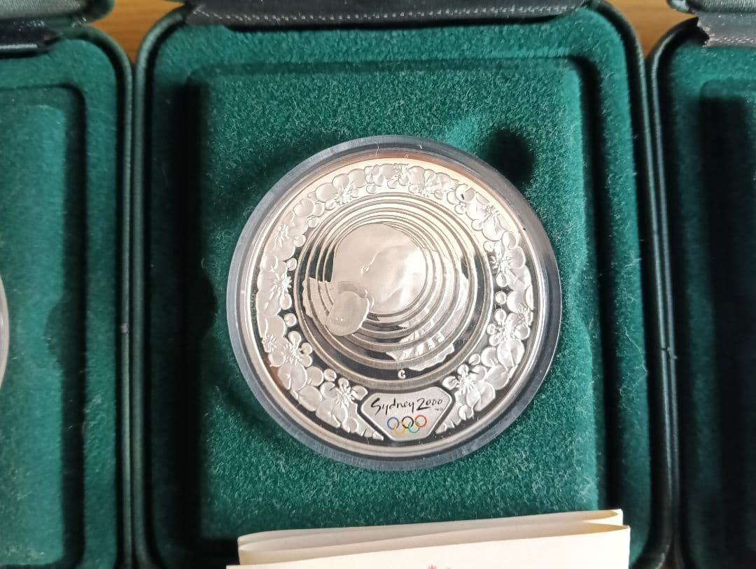 シドニーオリンピック公式記念銀貨６セット【１】純銀.999 総重量217g