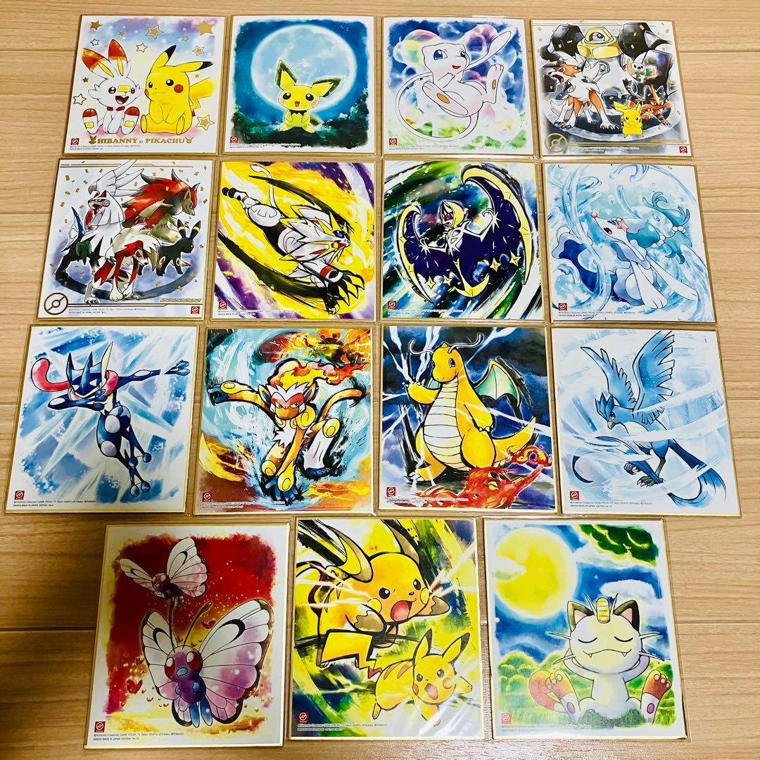 ポケモン 色紙ART 64枚まとめ売り セミコンプリート 色紙アート