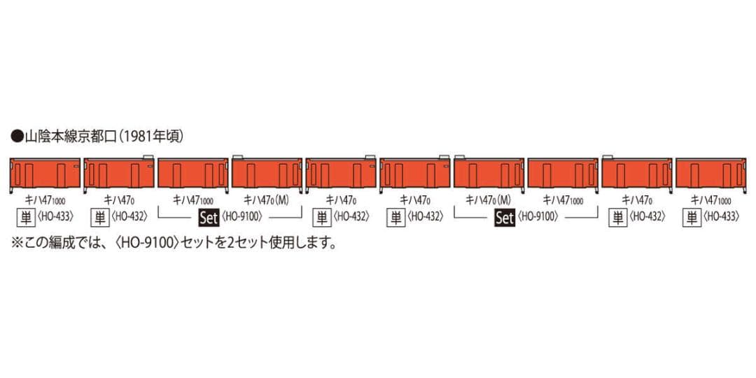 TOMIX HO-433 国鉄ディーゼルカー キハ47-1000形
