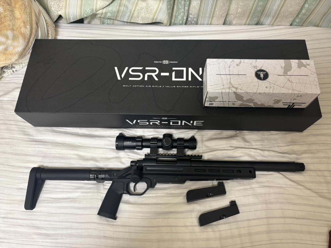 全部新古美品 東京マルイ VSR-ONE ライフルスコープ+スペアマガジン
