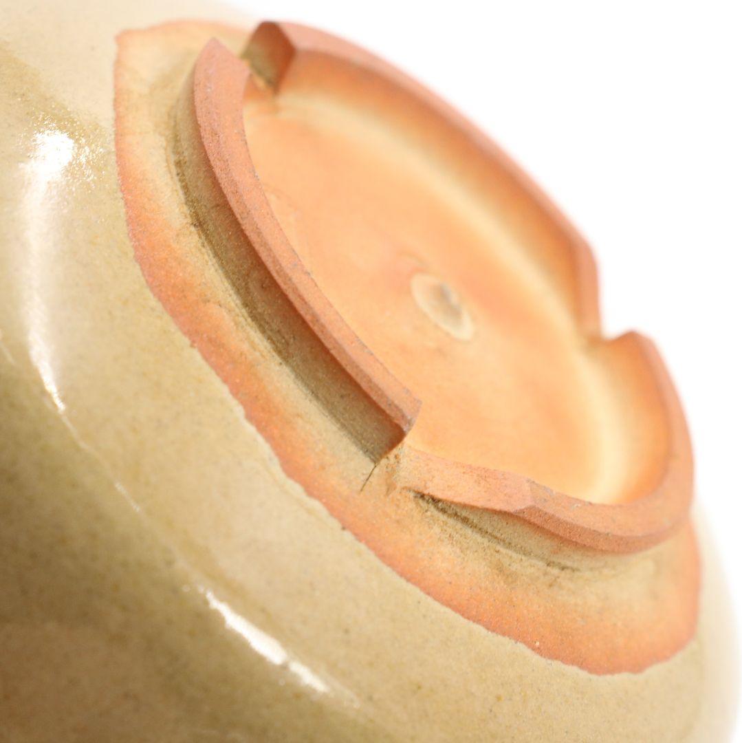 岡本英山作 虫明焼 蛍ノ絵茶碗 桂又三郎書付 茶道具　C255